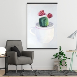 Magnétique 28 x 42 - Mini cactus dans une tasse