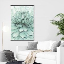 Magnetic 28 x 42 - Turquoise flower