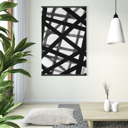 Magnétique 28 x 42 - Lignes grasses abstraites