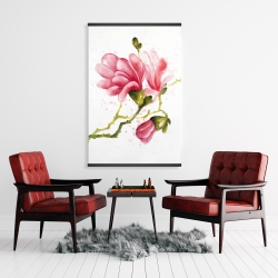 Magnétique 28 x 42 - Fleurs de magnolia