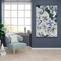 Magnétique 28 x 42 - Fleurs d'hortensia colorées