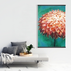 Magnetic 28 x 42 - Abstract dahlia flower