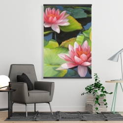 Magnetic 28 x 42 - Water lilies and lotus flowers