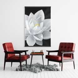 Magnétique 28 x 42 - Vue de haut d'une fleur de lotus