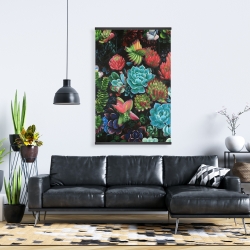 Magnétique 28 x 42 - Ensemble de succulents colorés