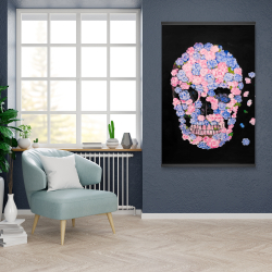 Magnetic 28 x 42 - Flower skull