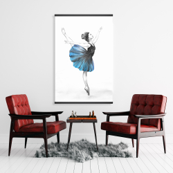 Magnétique 28 x 42 - Petite ballerine bleue