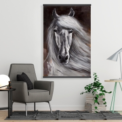 Magnétique 28 x 42 - Fier cheval blanc