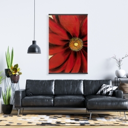 Magnétique 28 x 42 - Marguerite rouge