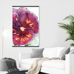 Magnétique 28 x 42 - Orchidée floraison avec des pétales ondulés