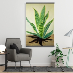 Magnétique 28 x 42 - Plante succulente langue de belle-mère