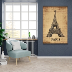 Magnétique 28 x 42 - Illustration de la tour eiffel