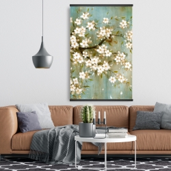 Magnétique 28 x 42 - Cerisier blanc en fleurs