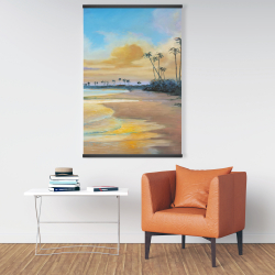 Magnétique 28 x 42 - Couché de soleil à la mer