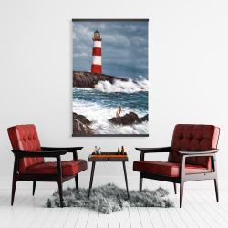 Magnetic 28 x 42 - Lighthouse at the edge of the sea unleashed