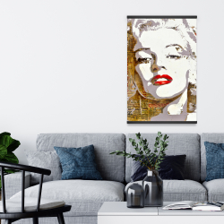 Magnétique 20 x 30 - Marilyn monroe et typographie