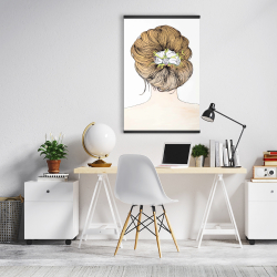 Magnétique 20 x 30 - Fleurs dans les cheveux blond