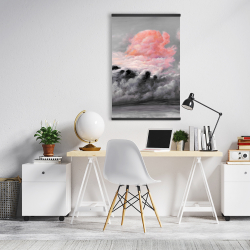 Magnétique 20 x 30 - Nuages roses