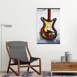 Magnétique 20 x 30 - Guitare colorée