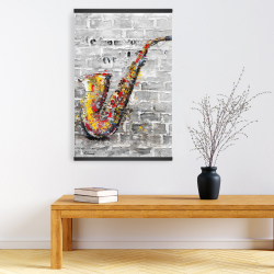 Magnetic 20 x 30 - Graffiti of a saxophone