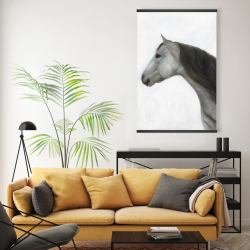 Magnétique 20 x 30 - Cheval hivernal