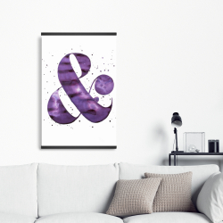 Magnétique 20 x 30 - Esperluette mauve