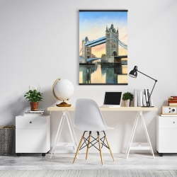 Magnétique 20 x 30 - Coucher de soleil sur le london bridge