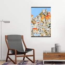 Magnétique 20 x 30 - Petites maisons en grèce