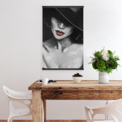 Magnetic 20 x 30 - Mysterious red lips lady