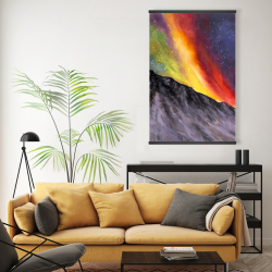 Magnetic 20 x 30 - Aurora borealis in the mountain