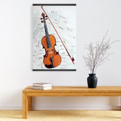 Magnetic 20 x 30 - Violin on music sheet