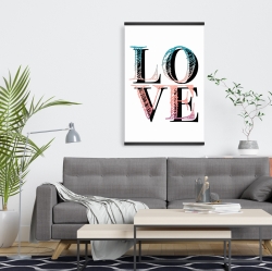 Magnétique 20 x 30 - Amour coloré