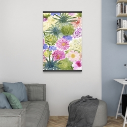 Magnétique 20 x 30 - Ensemble de fleurs exotiques