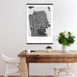 Magnetic 20 x 30 - San francisco graphic map