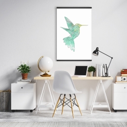 Magnetic 20 x 30 - Geometric hummingbird