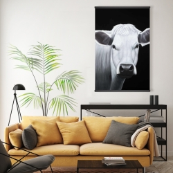 Magnetic 20 x 30 - White cow