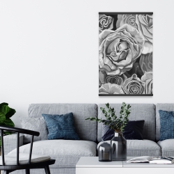 Magnetic 20 x 30 - Grayscale roses
