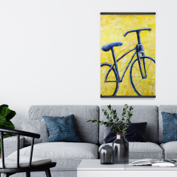 Magnétique 20 x 30 - Bicyclette bleue