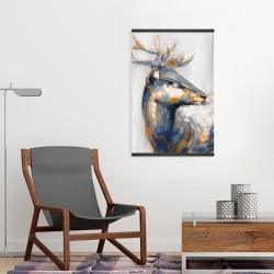 Magnétique 20 x 30 - Cerf doré