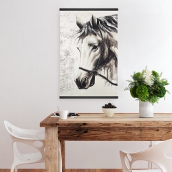 Magnétique 20 x 30 - Alpha le cheval blanc