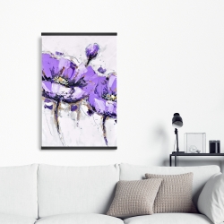 Magnetic 20 x 30 - Purple anemone flowers