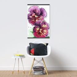 Magnétique 20 x 30 - Deux orchidées en fleuraison