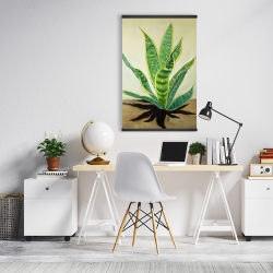 Magnétique 20 x 30 - Plante succulente langue de belle-mère