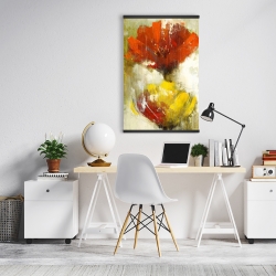 Magnétique 20 x 30 - Fleurs jaunes et oranges