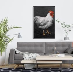 Magnetic 20 x 30 - Grey rooster 2