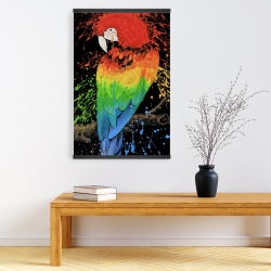 Magnétique 20 x 30 - Perroquet arc-en-ciel