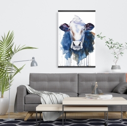 Magnetic 20 x 30 - Watercolor cow