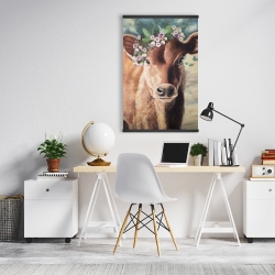 Magnetic 20 x 30 - Cute jersey cow