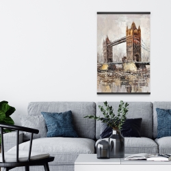 Magnétique 20 x 30 - Le tower bridge par un jour gris