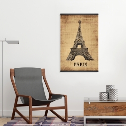 Magnétique 20 x 30 - Illustration de la tour eiffel